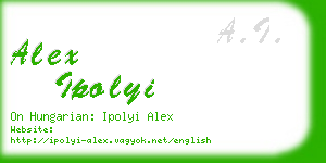 alex ipolyi business card